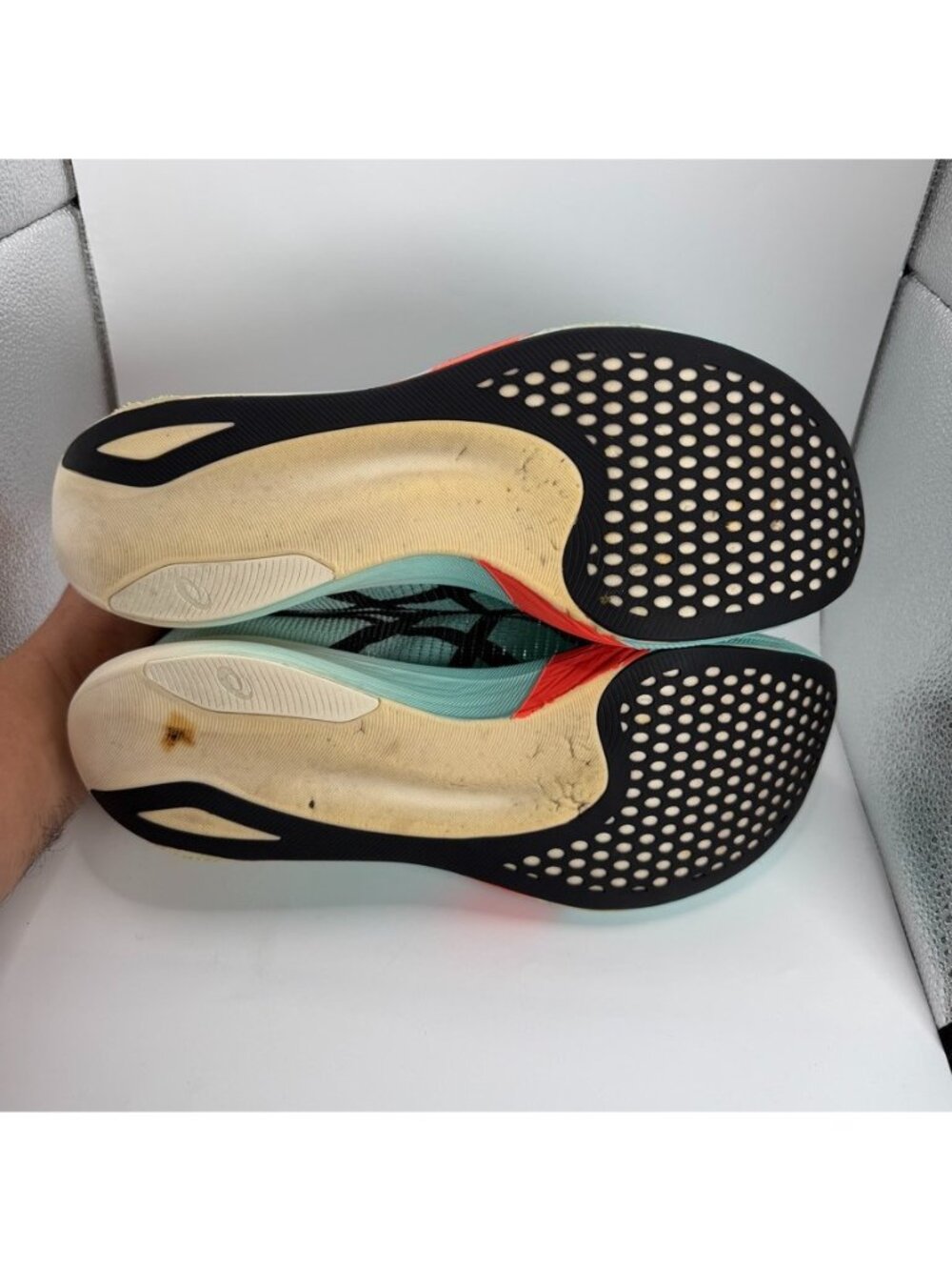 ASICS Metaspeed Edge Paris Shoes Mens Size 12.5 Running Illuminate Mint Black - Picture 11 of 12